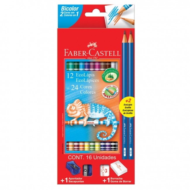 FABER CASTELL Double Point Colors x 8