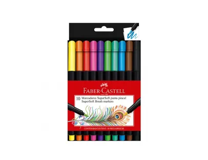 Plumones Supersoft x10 faber Castell