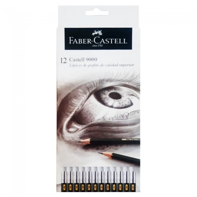 Lapiz graduado x12 Faber Castell