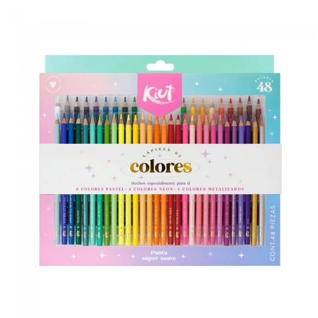 Color Super Suave x48 KIUT - 48 Colores con Efectos Especiales