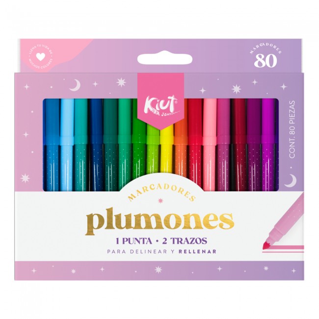 Marcador lavable x80 Kiut