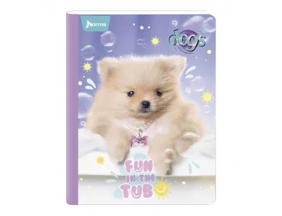 Cuaderno Dogs Cuadriculado 100 hojas NORMA