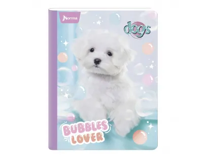 Cuaderno Dogs Cuadriculado 100 hojas NORMA