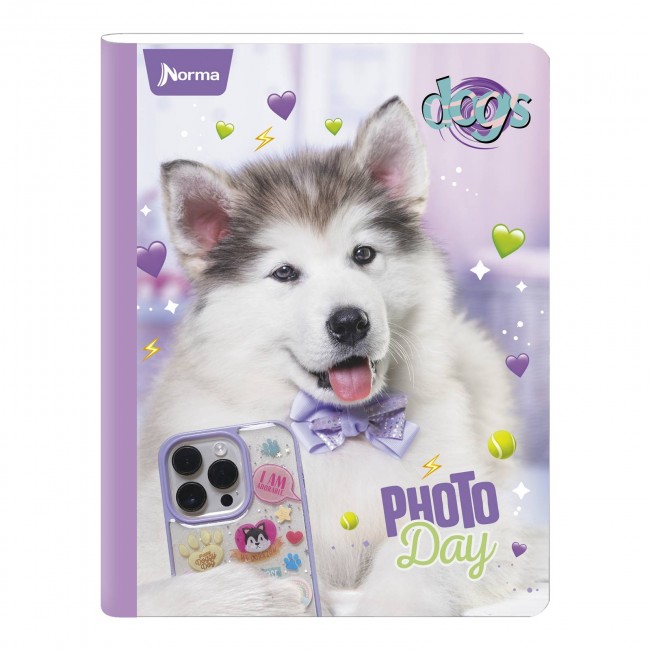 NORMA Notebook Sewing Grid 100 dogs