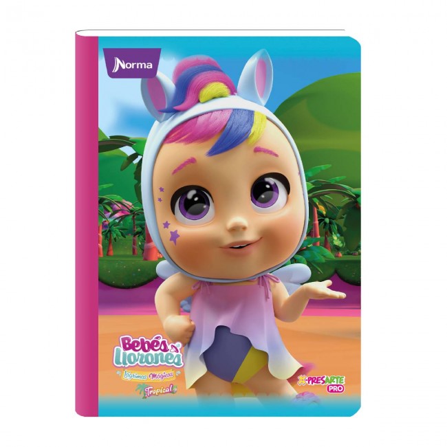 Cuaderno Cosido Bebés Llorones Norma 100 Hojas Cuadriculado – Carátula Plastificada