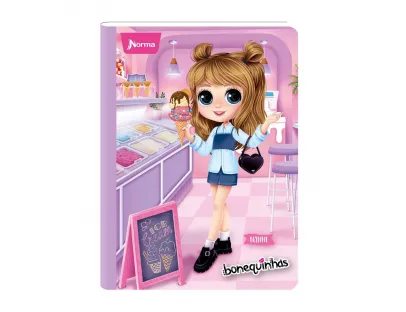 copy of Cuaderno Bonequinhas Antonia Cuadriculado 100 hojas NORMA