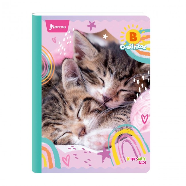 NORMA Notebook, Grid B, 100 sheets, cats