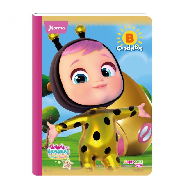 Cuaderno B Cuadritos Bebés Llorones Norma 100 Hojas – Ideal Preescolar