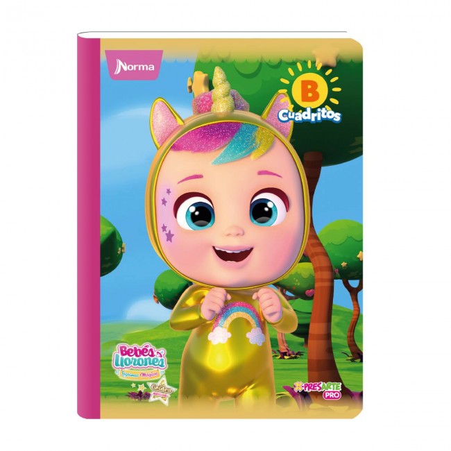 Cuaderno B Cuadritos Bebés Llorones Norma 100 Hojas – Ideal Preescolar