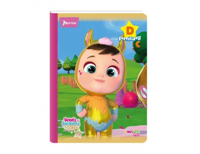 NORMA Notebook, double lined D, 100 sheets, bbay cries