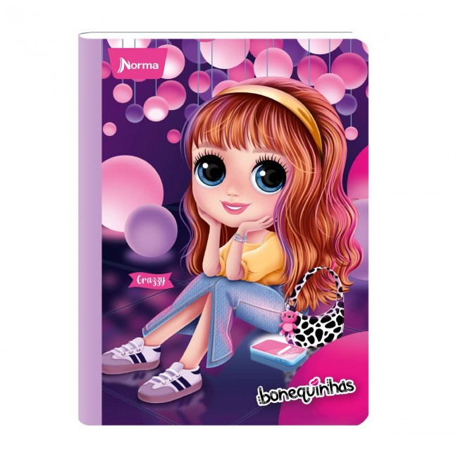 Cuaderno Bonequinhas Doble Linea 50 Hojas NORMA