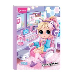 Cuaderno Bonequinhas Doble Linea 50 Hojas NORMA