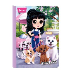 Cuaderno Bonequinhas Doble Linea 50 Hojas NORMA