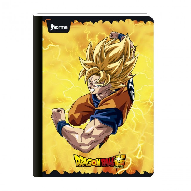 Cuaderno Cosido Dragon Ball Super Norma 50 Hojas Cuadriculado – Carátula Plastificada Oficial