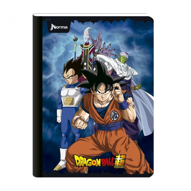 Cuaderno Cosido Dragon Ball Super Norma 50 Hojas Cuadriculado – Carátula Plastificada Oficial