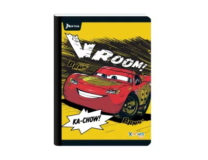 Cuaderno Cosido Cars Cuadriculado 50 Hojas NORMA