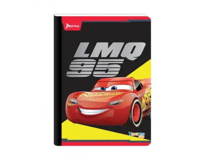 Cuaderno Cosido Cars Cuadriculado 50 Hojas NORMA