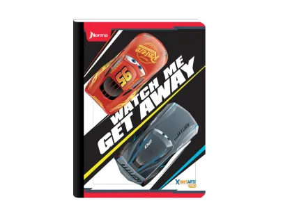 Cuaderno Cosido Cars Cuadriculado 50 Hojas NORMA