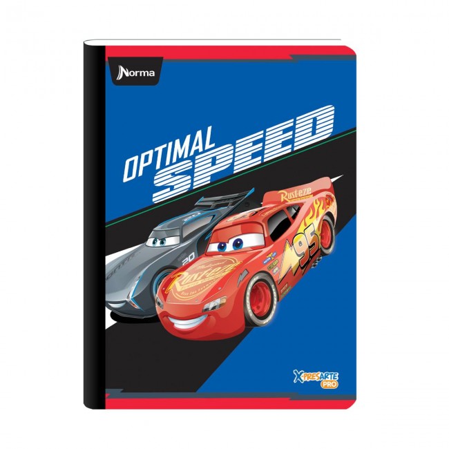 Cuaderno Cosido Cars Norma 50 Hojas Cuadriculado – Carátula Oficial Disney Pixar