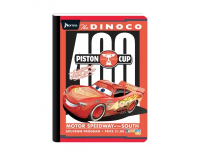 Cuaderno Cosido Cars Cuadriculado 50 Hojas NORMA