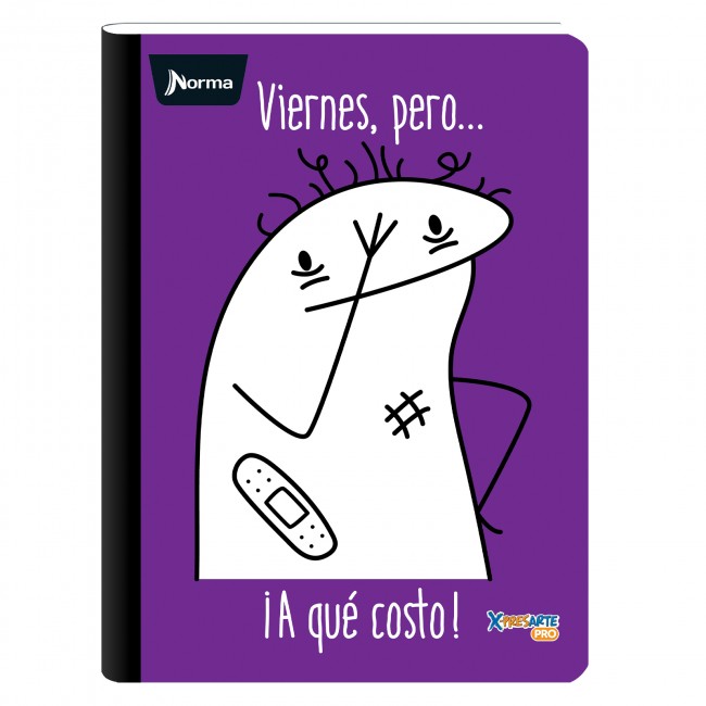 Cuaderno cosido Memes Cuadriculado 50 hojas Norma