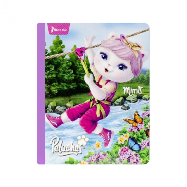 NORMA Notebook, Lined, 100 sheets, Peluches