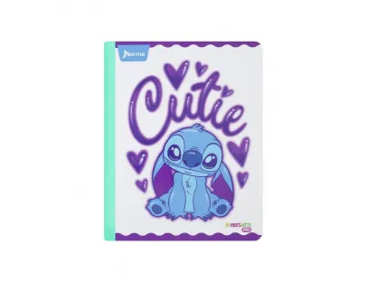 Cuaderno cosido Stitch 50 hojas cuadriculado Norma