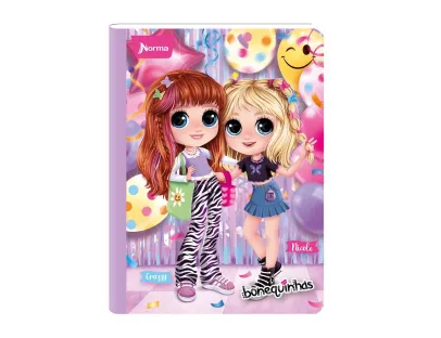 Cuaderno Cosido BONEQUINHAS DOLLS Doble linea 100 Hojas NORMA