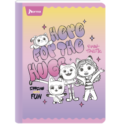 Norma Notebook, Double Lined, 100 sheets, gabby dollhouse