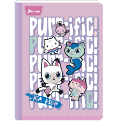 Norma Notebook, Double Lined, 100 sheets, gabby dollhouse