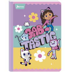 Norma Notebook, Double Lined, 100 sheets, gabby dollhouse