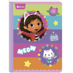 Norma Notebook, Double Lined, 100 sheets, gabby dollhouse