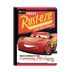 Cuaderno Cosido Cars Scribe 100 Hojas Doble Línea – Ferrocarril Preescolar Disney Pixar