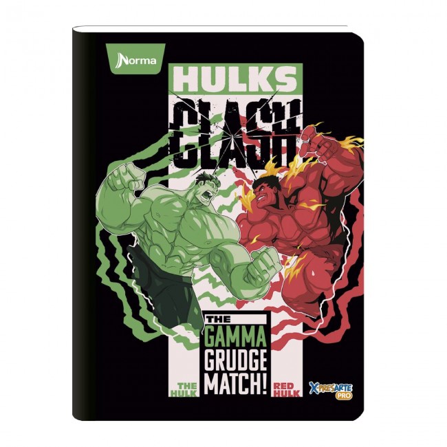 Cuaderno Cosido Avengers Scribe 100 Hojas Doble Línea – Carátula Oficial Marvel Preescolar