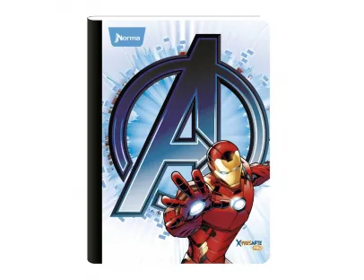 Norma Notebook, Double Lined, 100 sheets, avengers