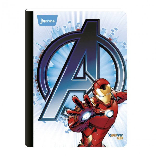 Cuaderno Cosido Avengers Scribe 100 Hojas Doble Línea – Carátula Oficial Marvel Preescolar