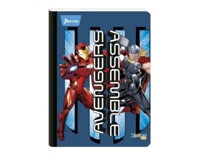 Cuaderno Cosido Avengers doble Linea 100 Hojas Scribe