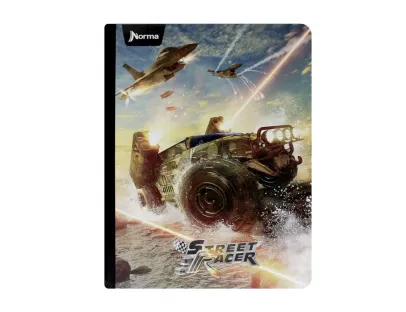 NORMA Notebook, Lined, 100 sheets, Street Racer