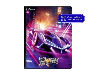 NORMA Notebook, Lined, 100 sheets, Street Racer