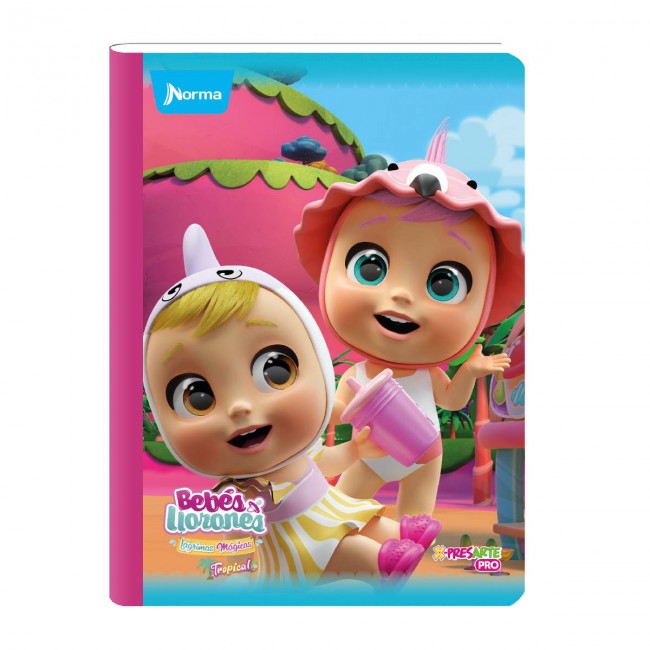 Cuaderno Cosido Bebés Llorones Norma 100 Hojas Doble Línea – Ideal Preescolar