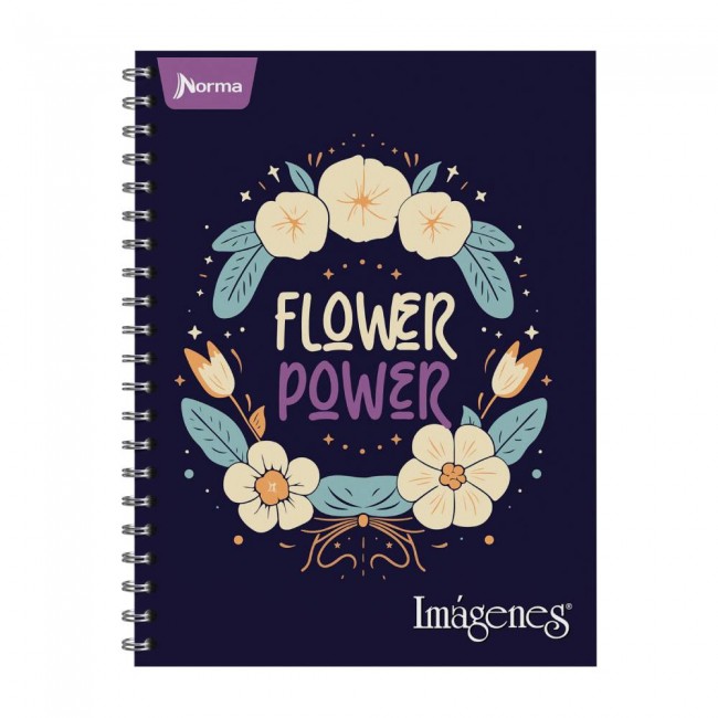 Cuaderno argollado IMAGENES 105 Grande cuadriculado Femenino Norma