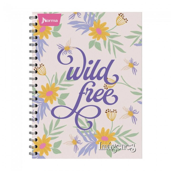 Cuaderno argollado IMAGENES 105 Grande cuadriculado Femenino Norma