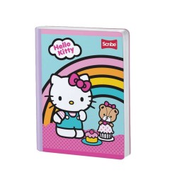 Cuaderno cosido Hello Kitty 100 hojas cuadriculado Scribe