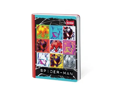 Cuaderno Cosido SPIDERMAN Cuadriculado 100 Hojas SCRIBE