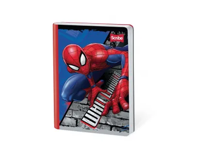 Cuaderno Cosido SPIDERMAN Cuadriculado 100 Hojas SCRIBE
