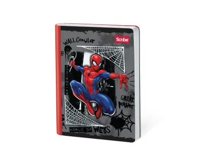 SCRIBE Notebook sewing grid 100 leaves Spiderman