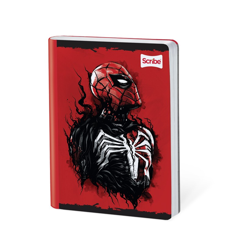 SCRIBE Notebook sewing grid 100 leaves Spiderman