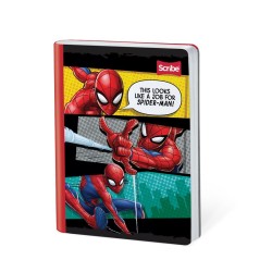 Cuaderno Cosido Spiderman doble Linea 50 Hojas Scribe