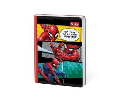 SCRIBE Notebook, Double Lined, 50 sheets, Spiderman