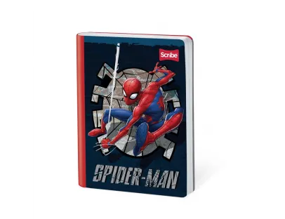 SCRIBE Notebook, Double Lined, 50 sheets, Spiderman